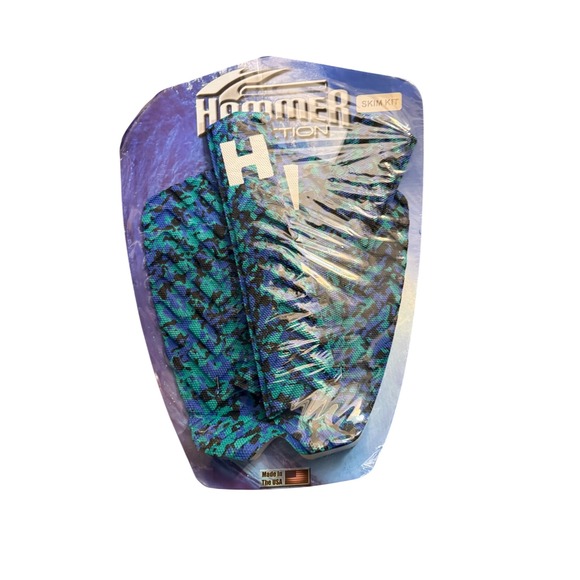Hammer Other - Hammer Traction Skim Kit / Traction Pad Set – Blue Camo – Board Grip Kit